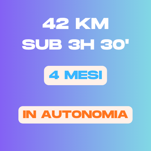 Coaching Maratona (42 km) · Sub 3h30 — Smart