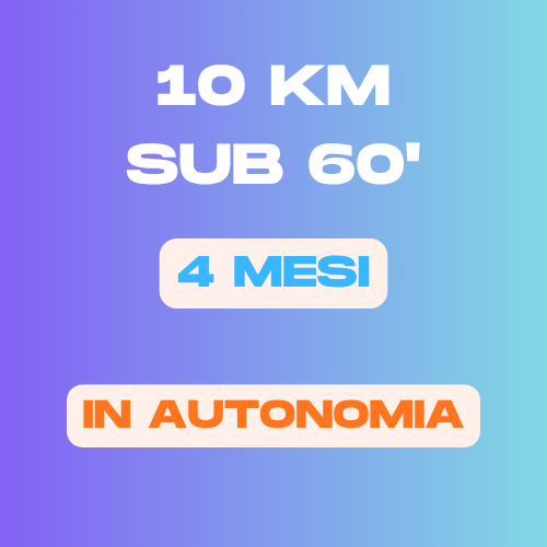 Coaching 10 km · Sub 60 — Smart